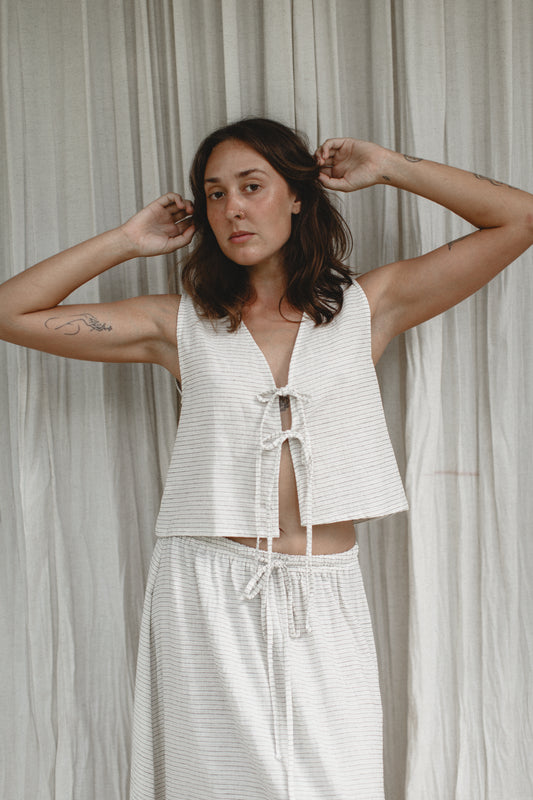 CAMILA STRIPE Waistcoat