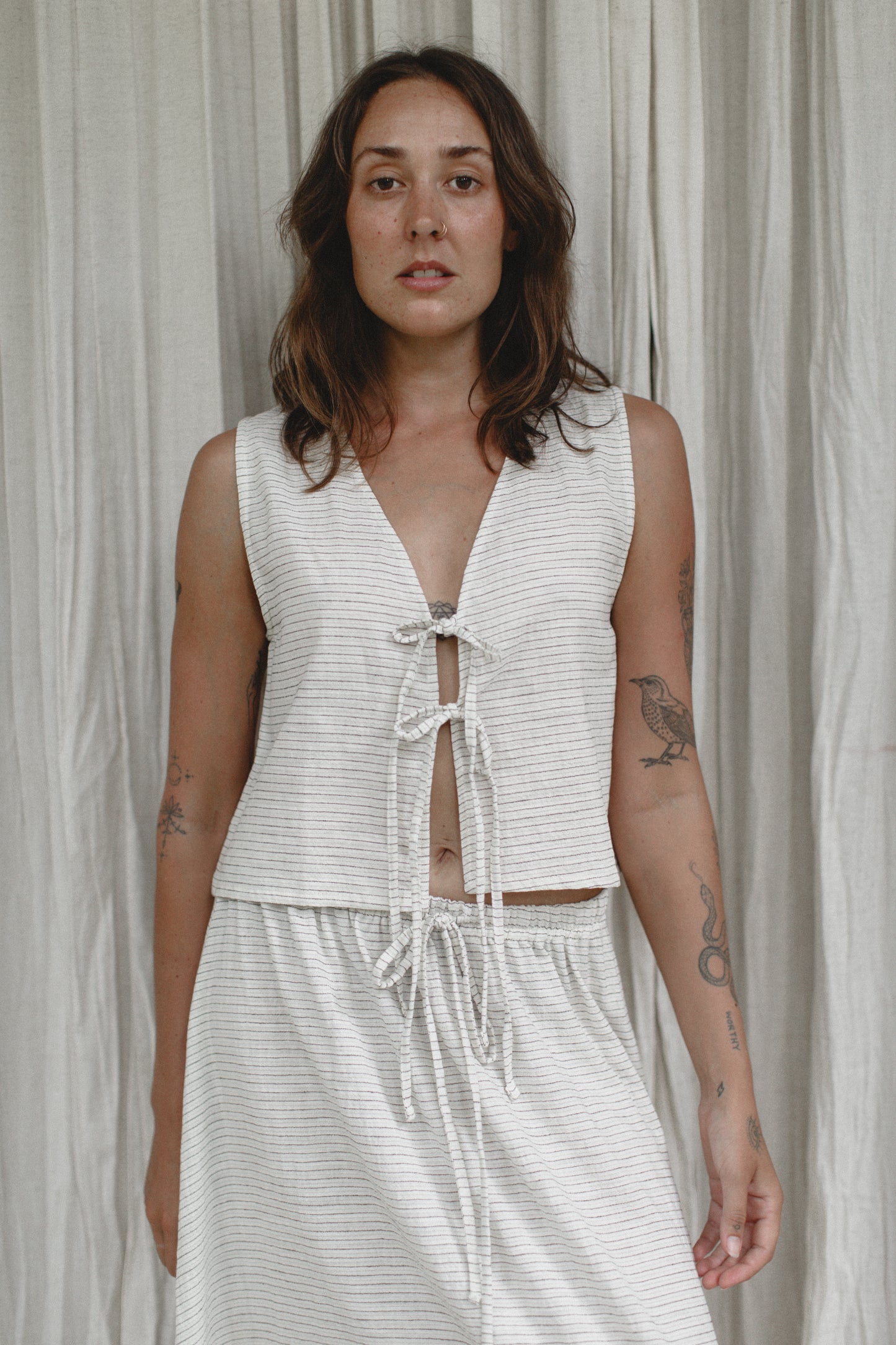 CAMILA STRIPE Waistcoat